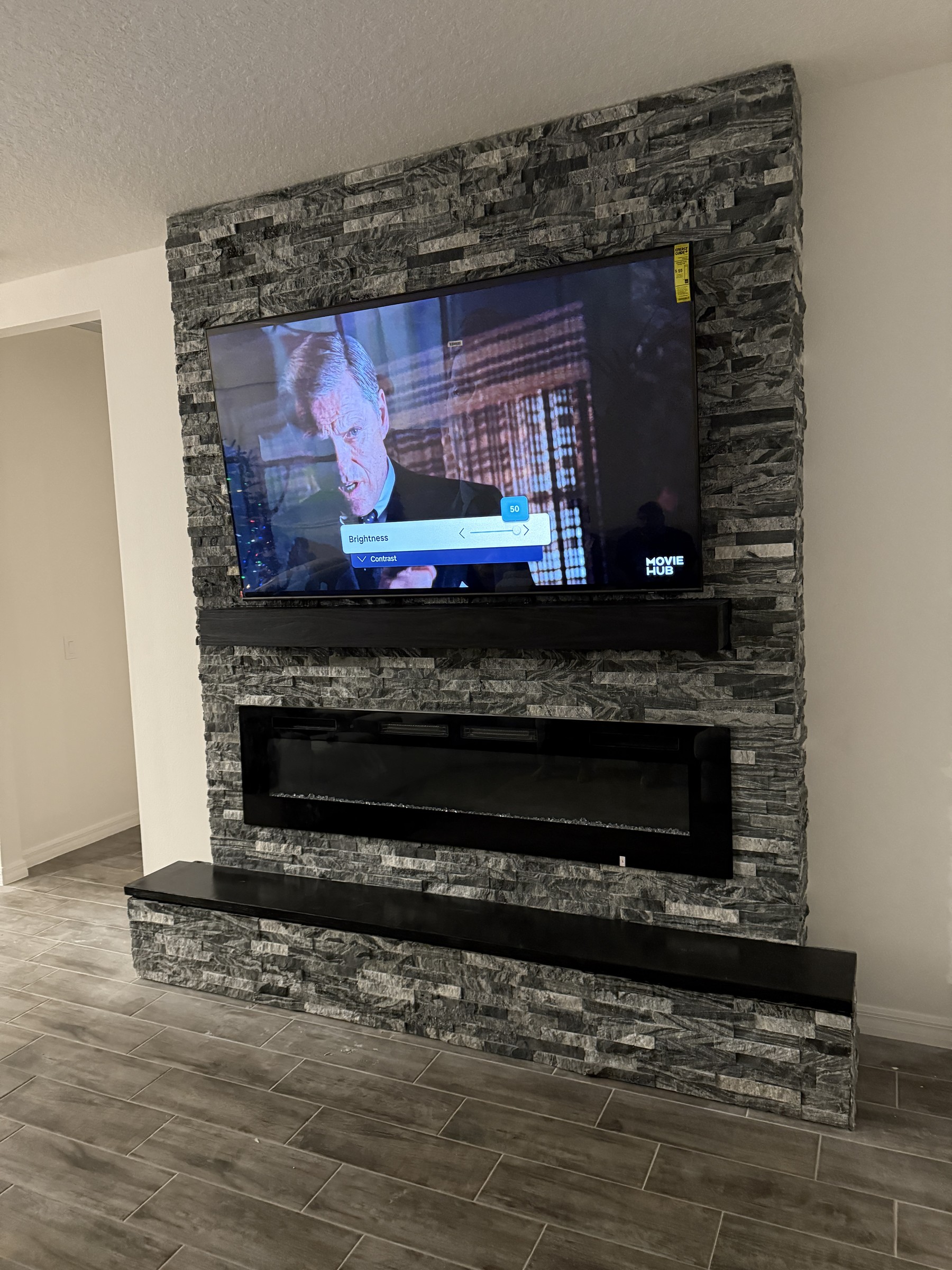 Custom fireplace and TV walls in Southwest Florida — fireplace wall fort myers
