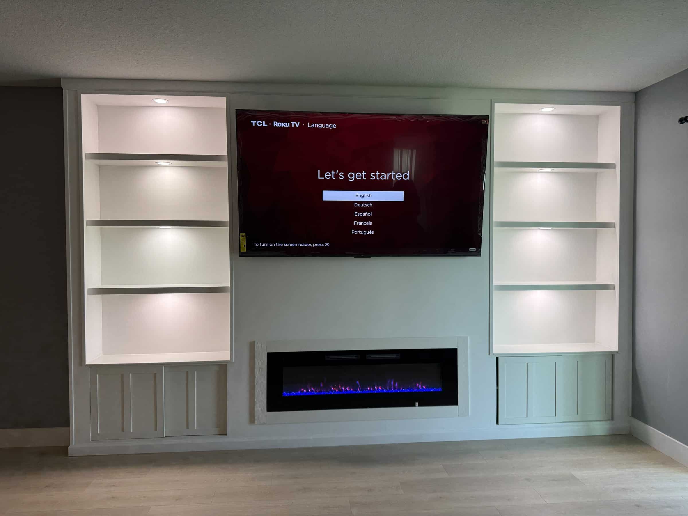 Modern fireplace walls with calm, precise lines | modern fireplace wall Modern fireplace walls with calm, precise lines.