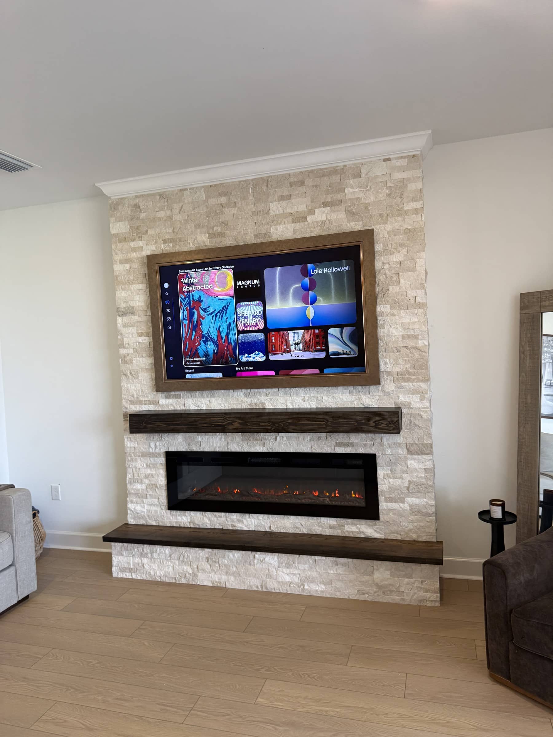 Custom fireplace and TV walls in Orlando | fireplace walls orlando Custom fireplace and TV walls in Orlando — fireplace walls orlando
